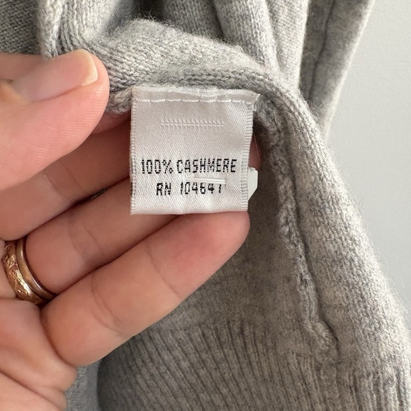 8Piece Bundle Of Talbots Women's XL Pure Cashmere Sweaters, Gray,Tan,Blue,Peach - Picture 10 of 16